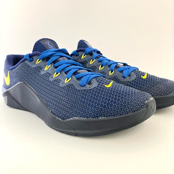 Men's Nike Metcon 5 By You ID (CJ5613-991) Blue Athletic Sneakers Size 8 EUC - Picture 9 of 15